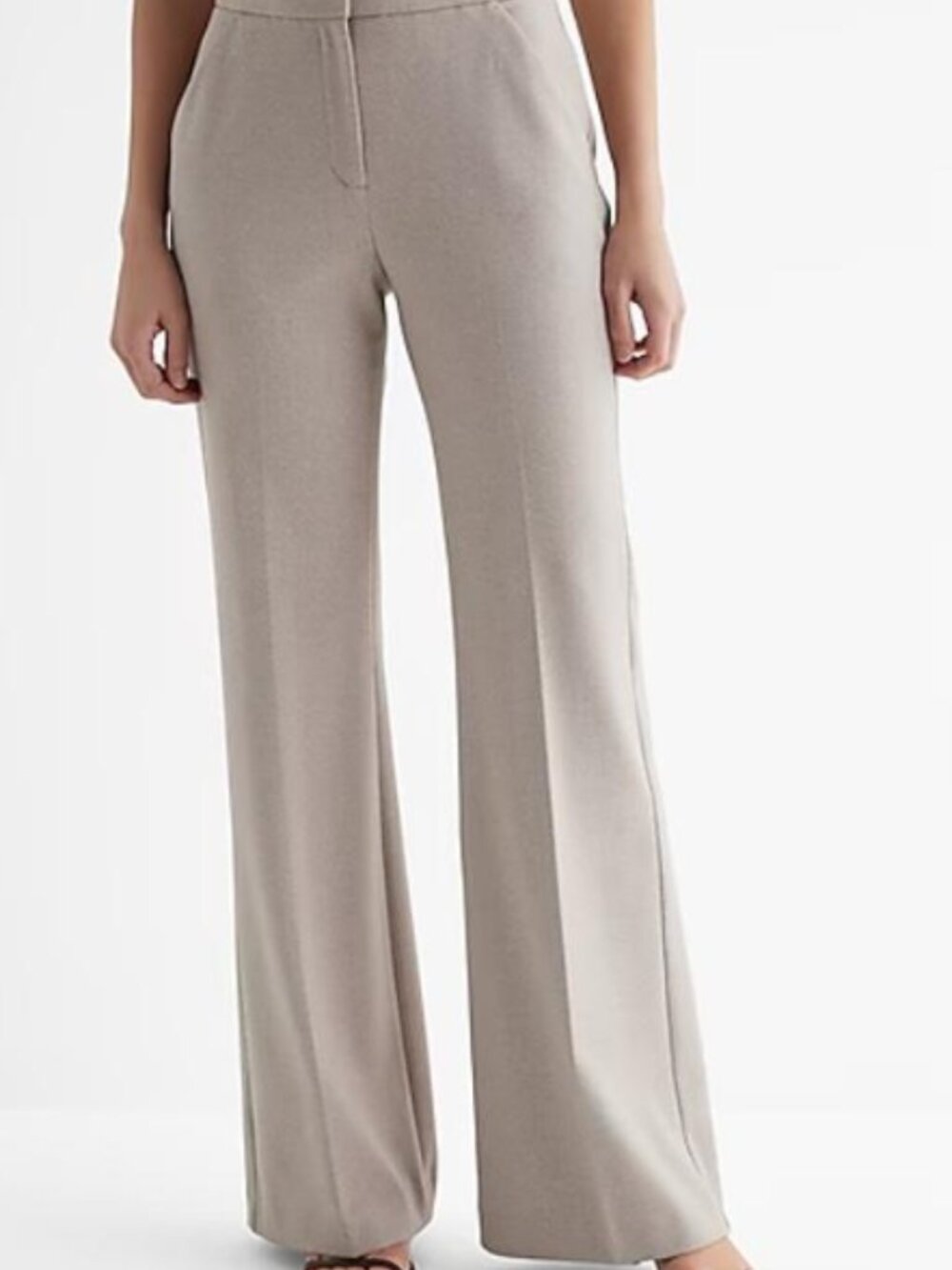 Express Editor High-Waisted Wide-Leg Trousers – Size 4 – NWT